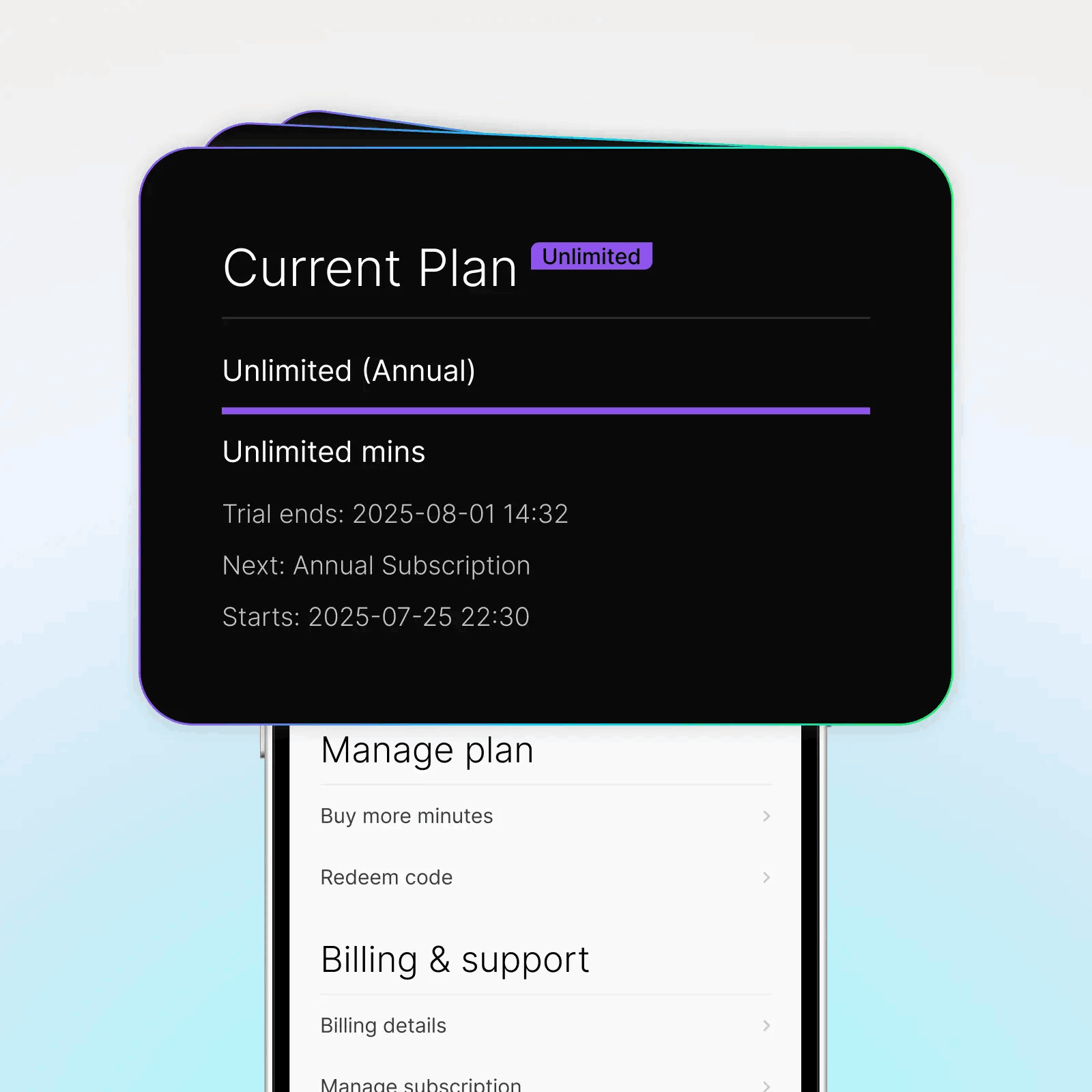 Plaud Note & AI Annual Unlimited Plan