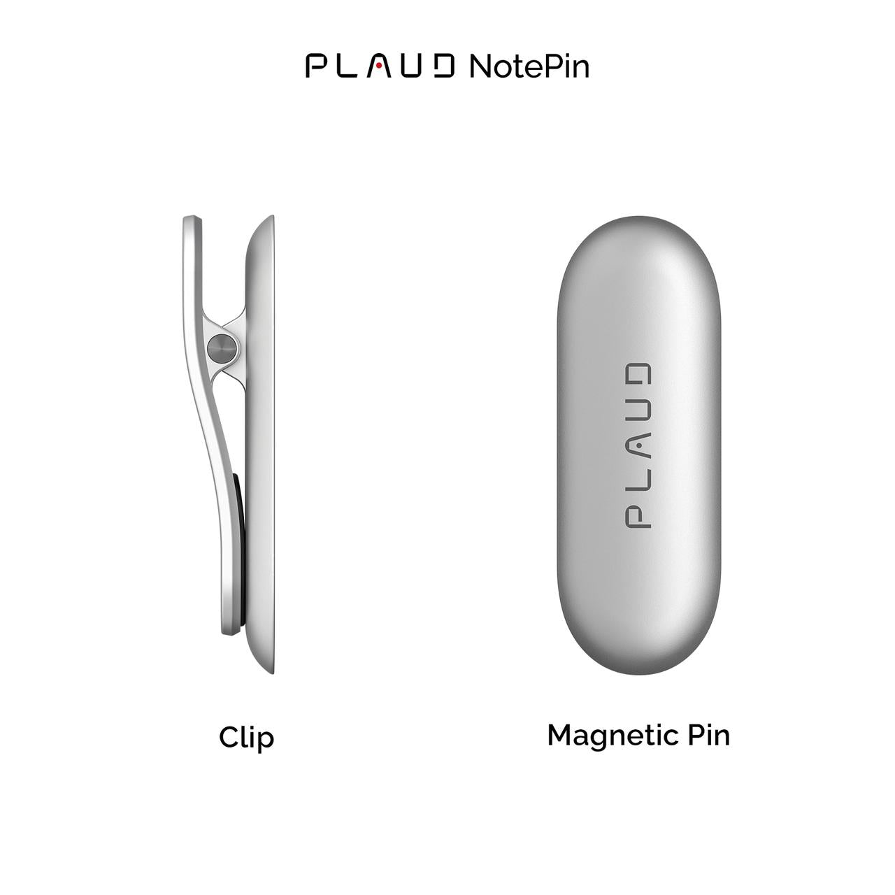 Clip & Magnetic Pin for Plaud NotePin｜Plaud NotePin S