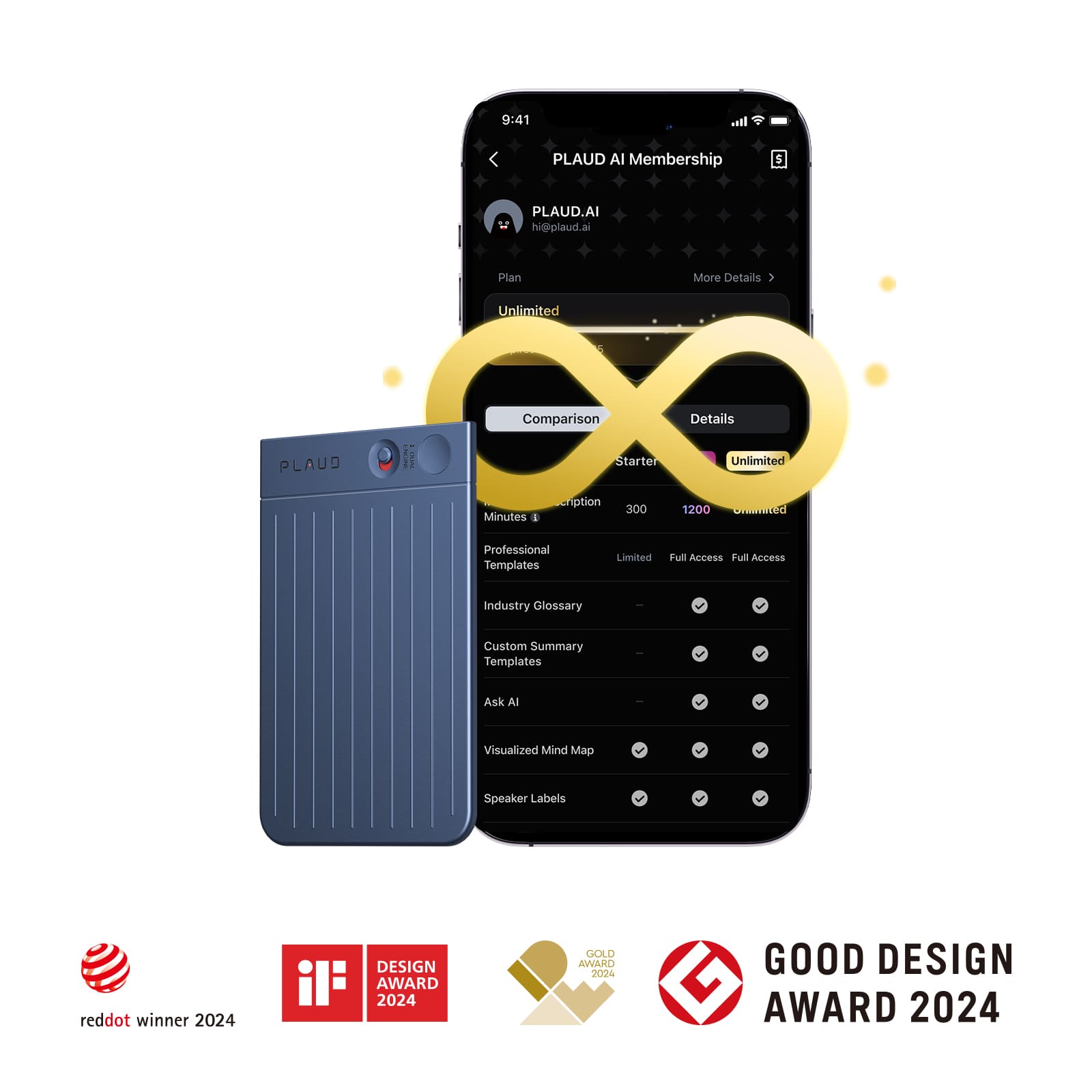Plaud Note & AI Annual Unlimited Plan